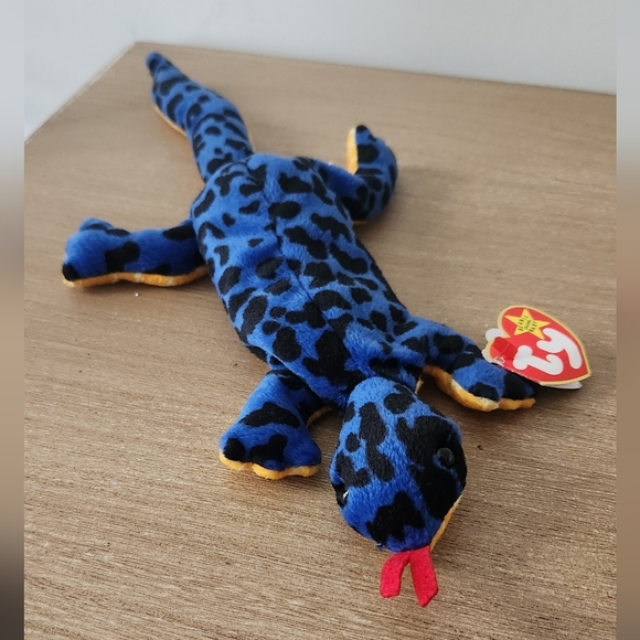 🦎 Ty Beanie Baby “Lizzy” the Lizard – 1995 Vintage Collectible, Excellent Condi - Picture 15 of 16